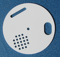 Kerek elzáró műanyag